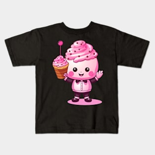 kawaii Ice cream  T-Shirt cute Candy food gilrl funny Kids T-Shirt